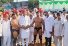 कर्मवीर सैनी जींद के अर्जुन स्टेडियम में हुआ कुश्ती दंगल का भव्य आयोजन