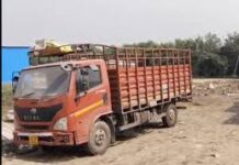 ड्राइवर ने ट्रक के केबिन में लगाई फांसी, यूपी का रहने वाला मिला मृत
