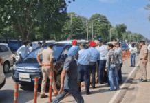 चंडीगढ़-पंजाब पुलिस में टकराव — राज्यसभा चुनाव विवाद में तनाव, हथियारों की धमकी भी सामने