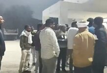 मार्किट कमेटी सचिव ने नहीं दिए गेटपास और रोक दिए 50 ट्रक Safidon grain market