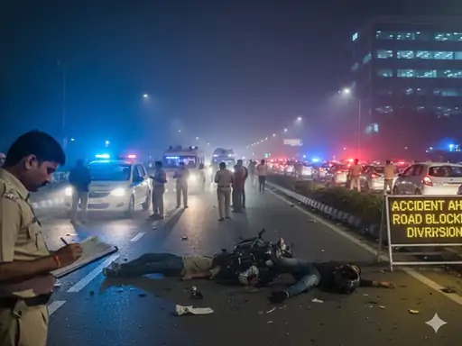 Gurugram accident Gurugram accident