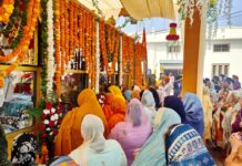 हिंद की चादर श्री गुरु तेग बहादुर जी के 350वें शहीदी दिवस को समर्पित शहीदी यात्रा का जिला जींद में भव्य स्वागत Jind Nagar Kirtan