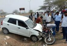 सड़क हादसे में बाइक सवार की मौत Yamunanagar accident
