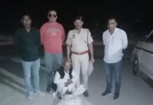 नशा तस्कर गिरफ्तार: कट्टे में ले जा रहा था डोडा पोस्त नशा तस्कर गिरफ्तार
