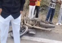कार की चपेट में आने से युवक की जान गई Nuh accident