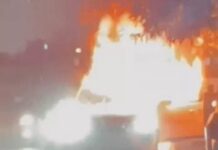 हाईवे पर बड़ा हादसा टला: गुरुग्राम में SUV में उठी लपटें Gurugram car fire