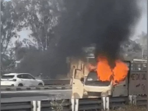 Gharaunda oxygen cylinder fire