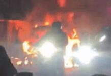 चलती कार में आग, चालक ने समय रहते बचाई जान Faridabad car fire