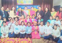 स्वामी निगमबोध तीर्थ स्कूल में हुआ सप्तशक्ति कार्यक्रम Saptashakti Sangam