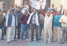 हरियाणा स्टेट इलेक्ट्रिसिटी बोर्ड वर्करज़ यूनियन ने किया ऑनलाइन पॉलिसी का विरोध Electricity board workers