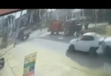 बदमाशों की गाड़ी से टकराई पुलिस जिप्सी, पीछा करते वक्त हादसा Sirsa police chase