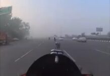 गुरुग्राम हाईवे पर रफ्तार का कहर, कार की टक्कर से बाइक सवार उछलकर दूर जा गिरा Gurugram Accident