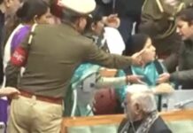 लेडी मार्शल पर MLA भुक्कल का हाथ उठाने का विवादित VIDEO सामने MLA Bhukkal