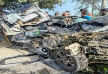 रोडवेज बस–कार की टक्कर, युवक की मौत Rohtak road accident