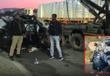इंदौर में भीषण सड़क हादसा, पूर्व मंत्री की बेटी सहित तीन की मौत Indore road accident