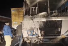 बड़ा हादसा टला: राष्ट्रीय राजमार्ग पर नियंत्रण खोकर डिवाइडर पार कर गई परिवहन निगम की बस Kurukshetra accident