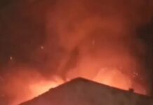 शॉर्ट सर्किट से आग, फायर ब्रिगेड ने बड़ी तबाही रोकी property damage