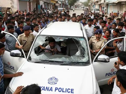 Palwal police attack