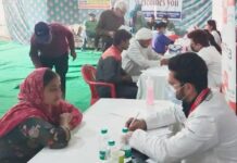 नि:शुल्क स्वास्थ्य शिविर को मिला जबरदस्त रिस्पॉन्स, सैकड़ों लोगों ने उठाया लाभ Kalanour Health Camp