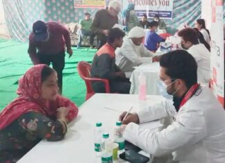 नि:शुल्क स्वास्थ्य शिविर को मिला जबरदस्त रिस्पॉन्स, सैकड़ों लोगों ने उठाया लाभ Kalanour Health Camp