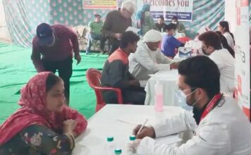 नि:शुल्क स्वास्थ्य शिविर को मिला जबरदस्त रिस्पॉन्स, सैकड़ों लोगों ने उठाया लाभ Kalanour Health Camp
