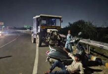 हाईवे पर भीषण भिड़ंत, अस्पताल में युवक ने तोड़ा दम scooter rider