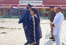 एसडीएम पुलकित मल्होत्रा ने परीक्षा केंद्रों का किया औचक निरीक्षण Safidon exam inspection