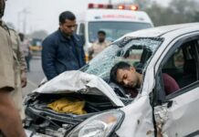 सड़क हादसे में बाहरी राज्य के युवक की जान गई Narnaul Accident