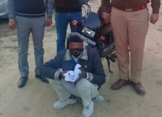 पुलिस ने नशा तस्कर को धर-दबोचा, नशीली गोलियां और बाइक बरामद Karnal drug bust