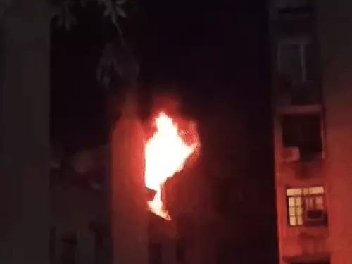 apartment fire