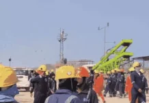 पानीपत रिफाइनरी में बवाल: सुरक्षा बलों पर पथराव, गाड़ियां तोड़ीं; CISF ने किए हवाई फायर, डेढ़ घंटे तनाव