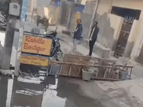 Sonipat sewer overflow