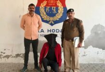 लूट की वारदात का खुलासा, शातिर अपराधी पुलिस के शिकंजे में canter driver loot case