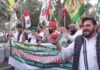 किसानों का मशाल जुलूस, ट्रेड डील के खिलाफ हुंकार farmers protest