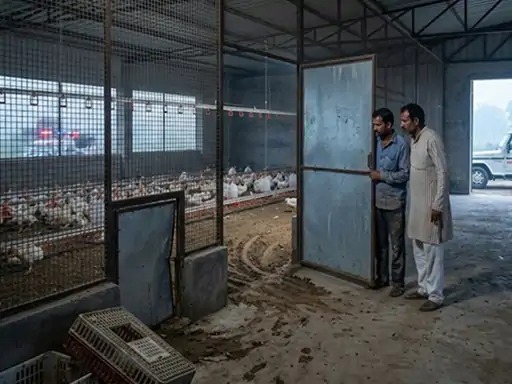 Jind poultry farm theft
