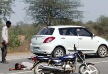 काम से लौटते समय दर्दनाक हादसा, सड़क पर ही बुझ गई युवक की जिंदगी Yamunanagar road accident