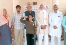 गांव मुआना में मनाया गया रामोत्सव Ram Navami celebration