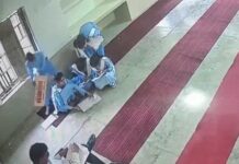 परीक्षा केंद्र पर नियमों की खुली अवहेलना Haryana board exam