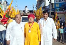 सफीदों में निकाली गई भव्य निशान यात्रा Shri Satyanarayan Mandir