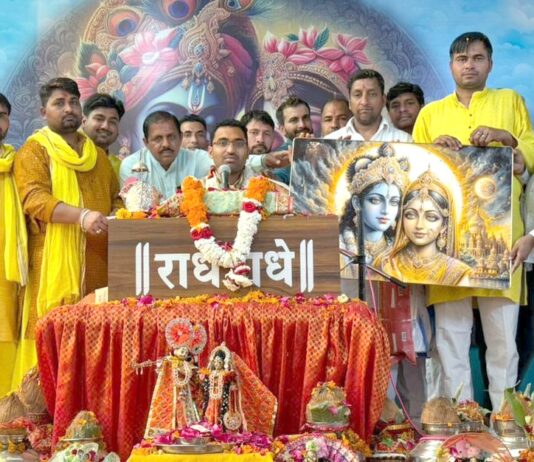 दादा खेड़ा के प्राचीन शिव मंदिर में श्रीमद्भागवत कथा का समापन Bhagwat Katha