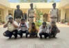 गुरुग्राम में देर रात डीजे बजाने पर पुलिस का एक्शन, पांच युवक गिरफ्तार; सरकारी कार्य में बाधा डालने का आरोप