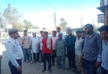 सड़क सुरक्षा को लेकर जींद पुलिस का जागरूकता अभियान, राह-वीर योजना की दी जानकारी Jind traffic police