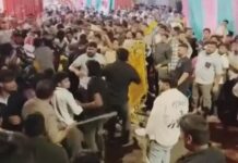 धार्मिक स्थल पर हंगामा, सुरक्षा कर्मियों और लोगों के बीच टकराव Hisar temple clash