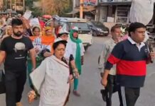 महिला कार्यकर्ताओं का जोरदार विरोध, मंत्री से इस्तीफे की मांग Rewari protest