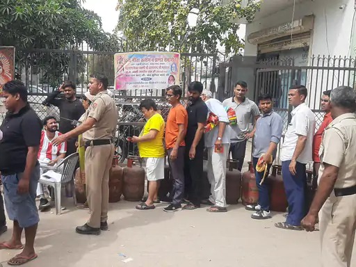 Palwal LPG distribution