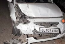 डंपर की टक्कर से थार समेत तीन वाहन क्षतिग्रस्त Karnal Accident