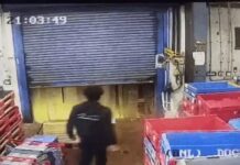 डिलीवरी सेंटर से सामान गायब, कैमरे में कैद संदिग्ध गतिविधि Gurugram theft