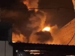 ऑटोमोबाइल शोरूम में भीषण अग्निकांड, देर रात भड़की लपटें Bahadurgarh fire