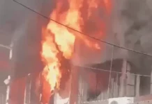 चंडीगढ़ मोबाइल मार्केट में भीषण आग, 33 दमकल गाड़ियां मौके पर; आसपास का इलाका खाली कराया गया