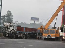 नेशनल हाईवे पर हादसे से लंबा जाम, सुबह-सुबह यातायात प्रभावित NH48 traffic jam